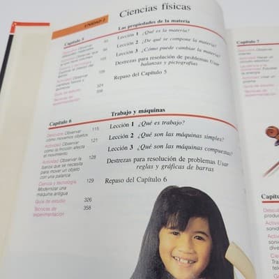 Descubre Las Ciencias Scott Foresman Texas Edition 1991 Spanish Science Textbook - Thumbnail 13