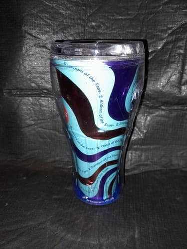Royal Caribbean Cruise Coca Cola Drink Cup Tumbler w/Lid - Thumbnail 3