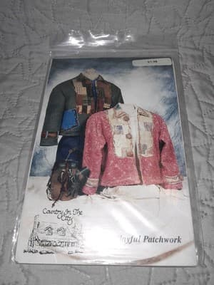 Playful Patchwork Jacket Sewing Pattern #147 - Country in the City 1999 - Image 1