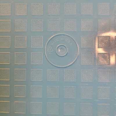 Rare Tupperware Large Season Serve Marinade Base 12x10 Salt Water Taffy Blue USA - Thumbnail 6