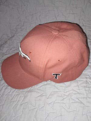 Burnt Orange Texas Horns Longhorns Baseball Hat Cap Adjustable Cotton Hook&Loop - Thumbnail 3