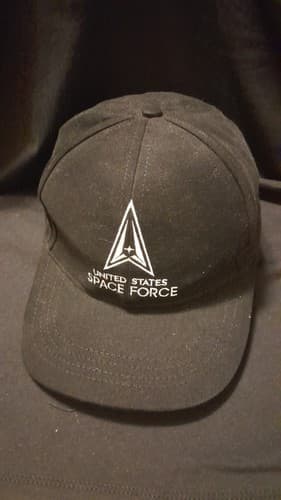 United States Space Force Mens Baseball Hat Cap Black - Thumbnail 2