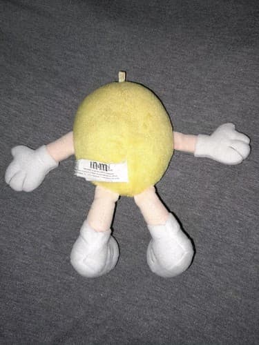 2003 Galerie M&M’s Plush Yellow Stuffed Doll 6 Inches - Thumbnail 4