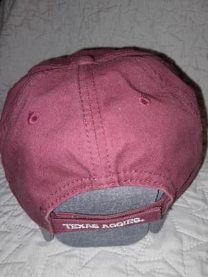 Texas A&M Aggies Hat Cap Strap Back Red Burgundy Adjustable CC Creations - Thumbnail 5