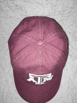 Texas A&M Aggies Hat Cap Strap Back Red Burgundy Adjustable CC Creations - Thumbnail 3