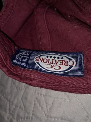 Texas A&M Aggies Hat Cap Strap Back Red Burgundy Adjustable CC Creations - Thumbnail 9
