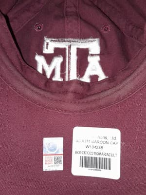 Texas A&M Aggies Hat Cap Strap Back Red Burgundy Adjustable CC Creations - Thumbnail 8