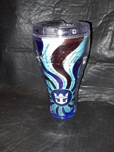 Royal Caribbean Cruise Coca Cola Drink Cup Tumbler w/Lid - Image 1