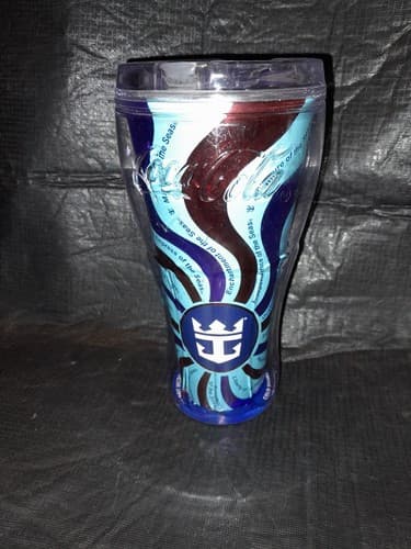 Royal Caribbean Cruise Coca Cola Drink Cup Tumbler w/Lid - Thumbnail 2