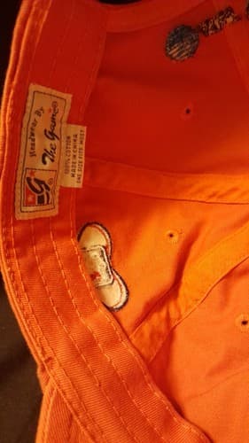 PGA Tour Hat Logo Cap Orange The Game Strap Back Cotton These Guys Are Good AT&T - Thumbnail 8