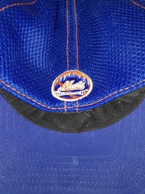 New Era 39Thirty Men's Hat MLB Team New York Mets Blue Sz Small - Medium Cap - Thumbnail 10