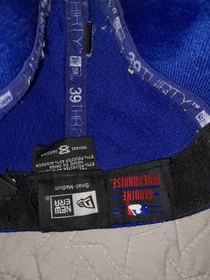 New Era 39Thirty Men's Hat MLB Team New York Mets Blue Sz Small - Medium Cap - Thumbnail 9
