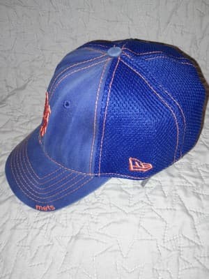 New Era 39Thirty Men's Hat MLB Team New York Mets Blue Sz Small - Medium Cap - Thumbnail 3