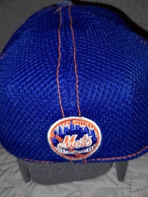 New Era 39Thirty Men's Hat MLB Team New York Mets Blue Sz Small - Medium Cap - Thumbnail 5