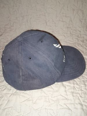 Blue US Air Force Wings Logo Hat Cap Licensed Adjustable Military USAF Made USA - Thumbnail 5