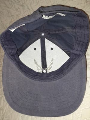 Blue US Air Force Wings Logo Hat Cap Licensed Adjustable Military USAF Made USA - Thumbnail 7