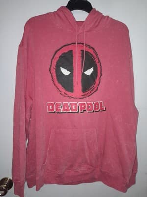 Marvel Deadpool Hoodie Sweatshirt Red Mens 3XL (54-56) X-Men X-force Wolverine - Thumbnail 3