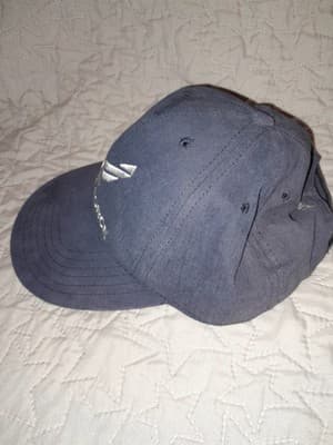 Blue US Air Force Wings Logo Hat Cap Licensed Adjustable Military USAF Made USA - Thumbnail 4