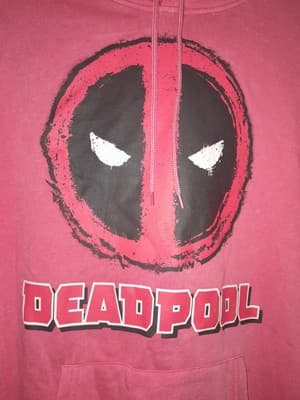 Marvel Deadpool Hoodie Sweatshirt Red Mens XL (46-48) X-Men X-force Wolverine - Thumbnail 3