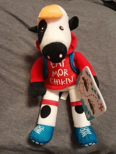 Chick-fil-A Summer 2023 Plush Traveler Cow Doll Eat Mor Chikin 10" LIMITED ED - Image 1