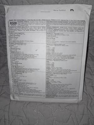 McCalls 8508 Vintage UNCUT SEWING Pattern Craft Seasonal Angels 20" - 22" New UC - Thumbnail 2