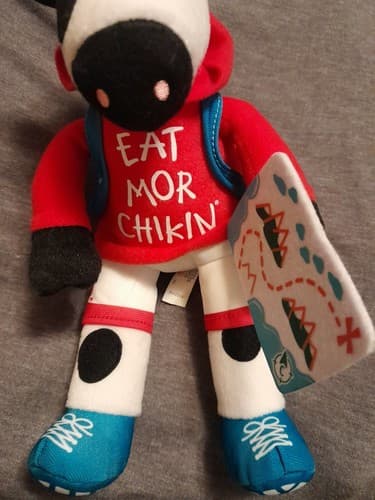 Chick-fil-A Summer 2023 Plush Traveler Cow Doll Eat Mor Chikin 10" LIMITED ED - Thumbnail 2