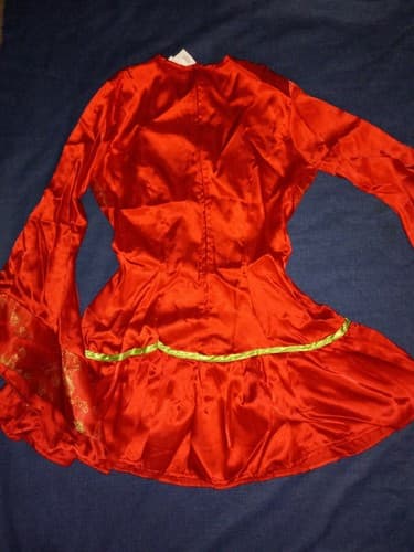 Rubies 889613 Red Ginger Geisha Chinese Asian Fancy Dress Costume Cosplay Sz XS - Thumbnail 6