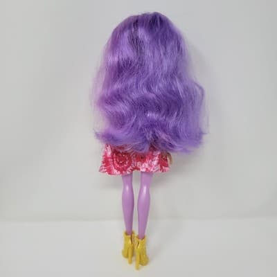 MGA Hairmazing Fantasy Fashion Doll 11.5in Purple Hair Pink Dress Gold Accent - Thumbnail 5