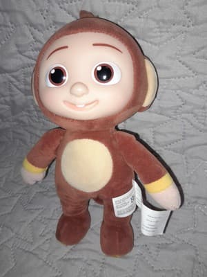 Cocomelon JJ Monkey 8" Plush Stuffed Animal Toy Doll | JJ In Monkey Pajamas - Thumbnail 2