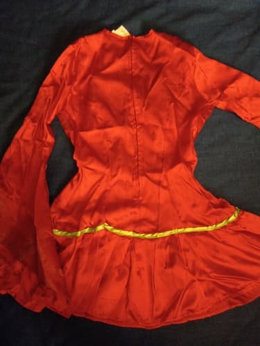 Rubies 889613 Red Ginger Geisha Chinese Asian Fancy Dress Costume Cosplay Sz XS - Thumbnail 5
