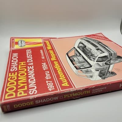 Haynes Dodge Shadow Plymouth Sundance Duster 1987–1994 Repair Manual - Thumbnail 5
