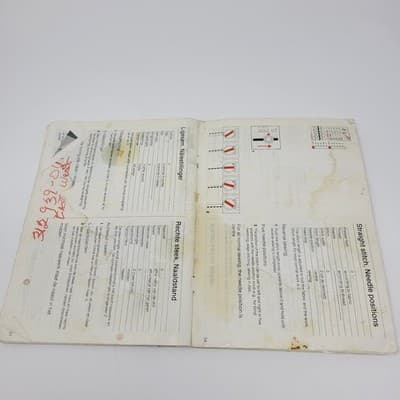 BERNINA 1000 Designer Sewing Machine Replacement Instruction Manual Vintage - Thumbnail 4