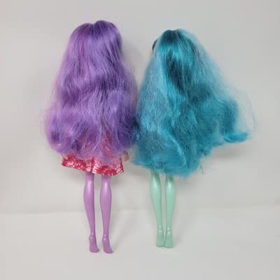 MGA Hairmazing Fantasy Fashion Dolls 11.5in Blue & Pink Hair Lot Of 2 Bundle - Thumbnail 6