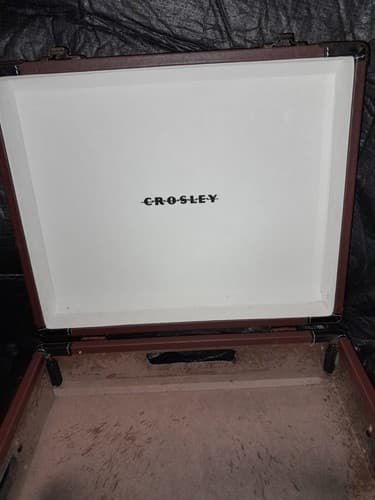 Crosley Suitcase Record Player Executive Case ONLY Brown Display Deco Travel - Thumbnail 8