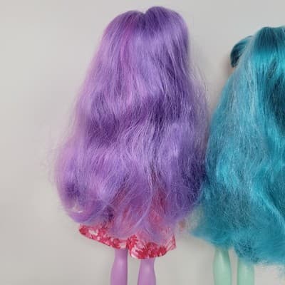 MGA Hairmazing Fantasy Fashion Dolls 11.5in Blue & Pink Hair Lot Of 2 Bundle - Thumbnail 9