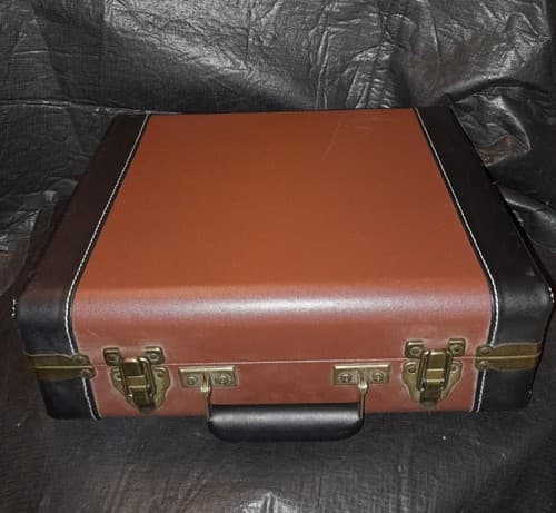 Crosley Suitcase Record Player Executive Case ONLY Brown Display Deco Travel - Thumbnail 4