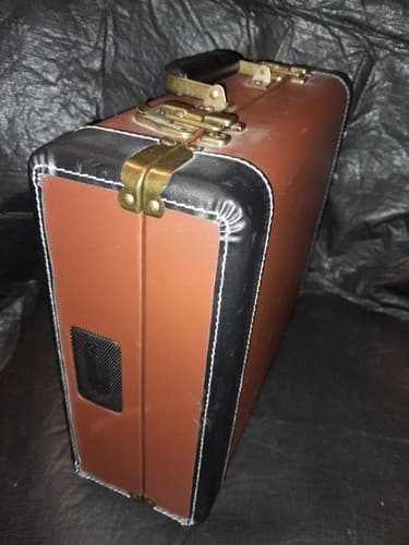 Crosley Suitcase Record Player Executive Case ONLY Brown Display Deco Travel - Image 1