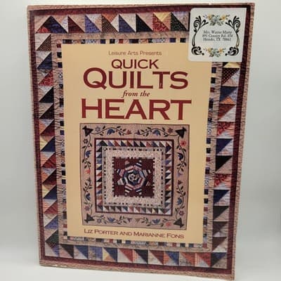 Quick Quilts from the Heart | Liz Porter Marianne Fons | Quilting Book - Thumbnail 2