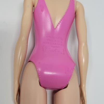 MATTEL Barbie Doll You Can Be Anything Raquelle Brunette Pink Swimsuit - Thumbnail 7