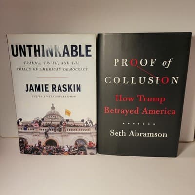 Political Nonfiction Lot 2 HC Raskin Unthinkable + Abramson Proof of Collusion - Thumbnail 2