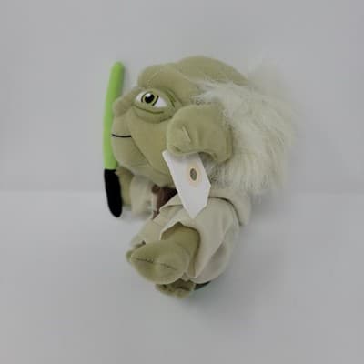 Star Wars Yoda Plush 8" Jedi Master w/ Lightsaber Lucasfilm 2013 RARE - Thumbnail 4