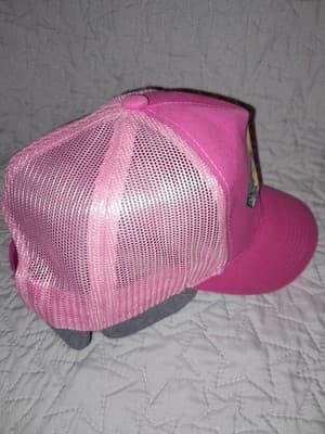 Pink Bass Pro Shops Hat Mesh Trucker Style Cap Gone Fishing - Thumbnail 6