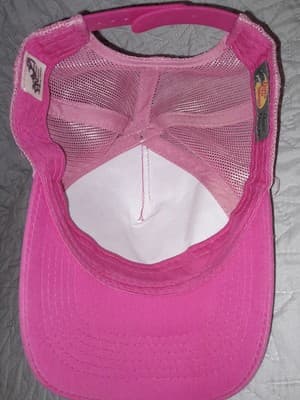 Pink Bass Pro Shops Hat Mesh Trucker Style Cap Gone Fishing - Thumbnail 8