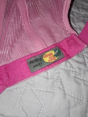 Pink Bass Pro Shops Hat Mesh Trucker Style Cap Gone Fishing - Thumbnail 10