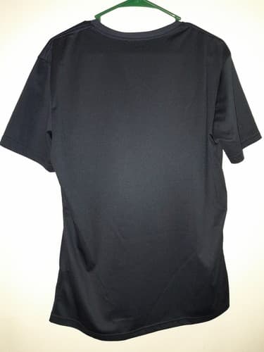 Shein Men's Small Navy Blue Embroidered Teddy Bear Short Sleeve T-Shirt - Thumbnail 2