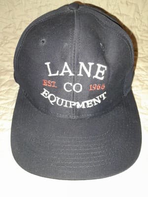 Lane Equipment Co. Est 1966 Hat Embroidered Gray Cap Head First Double Snapback - Thumbnail 2