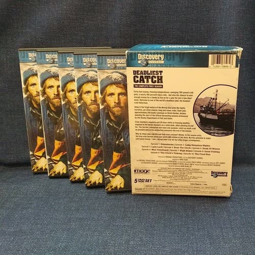 Deadliest Catch Season 1 DVD Set Discovery Channel 5 Disc Complete Series - Thumbnail 2