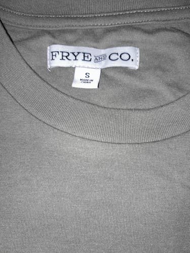 Frye and Co Men's Small Gray Short Sleeve T-shirt Tee Logo Motorcycle Shirt - Thumbnail 3