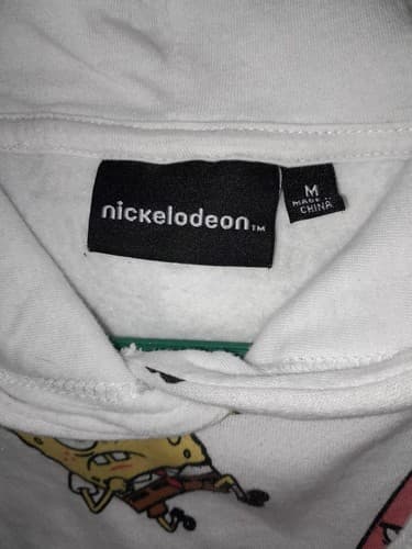 Nickelodeon Sponge Bob Squarepants and Patrick Sweatshirt Hoodie Size M Medium - Thumbnail 3