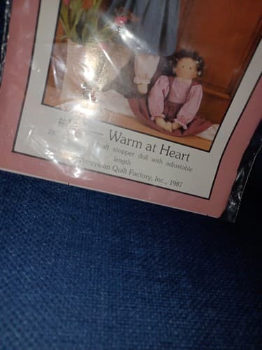Draft Stopper Doorknob Sewing Pattern Dream Spinners #134 Warm At Heart 28" - Thumbnail 2